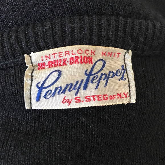 SOLD Vintage 1950s Beaded Cardigan - Picture 5 of 5